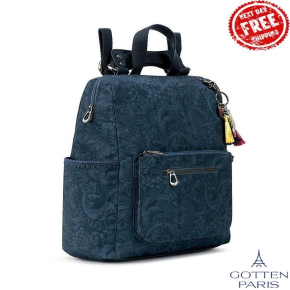 Sakroots Recycled Loyola Convertible Backpack Indigo Spirit Desert Repreve Women